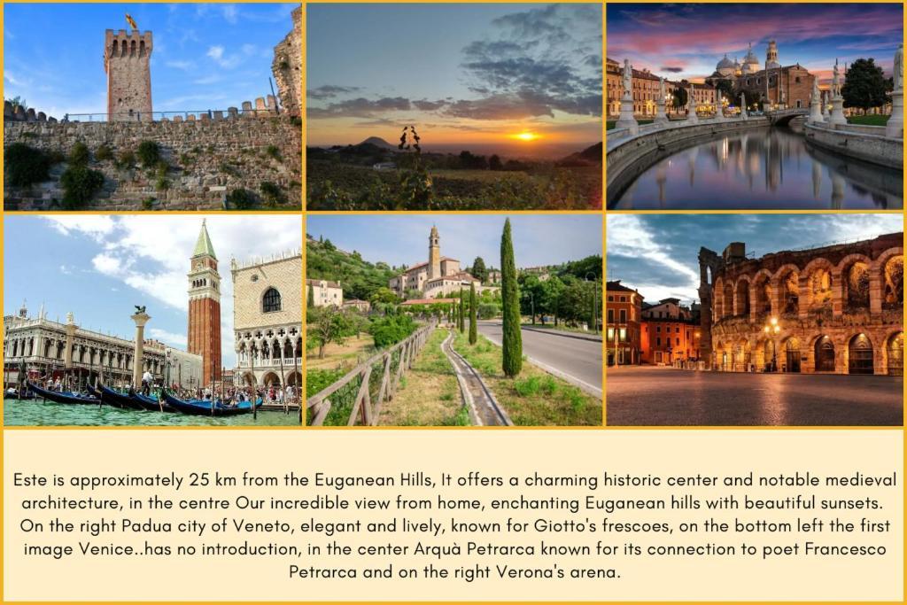 Elegante Appartamento Con Vista - Colli Euganei Teolo エクステリア 写真
